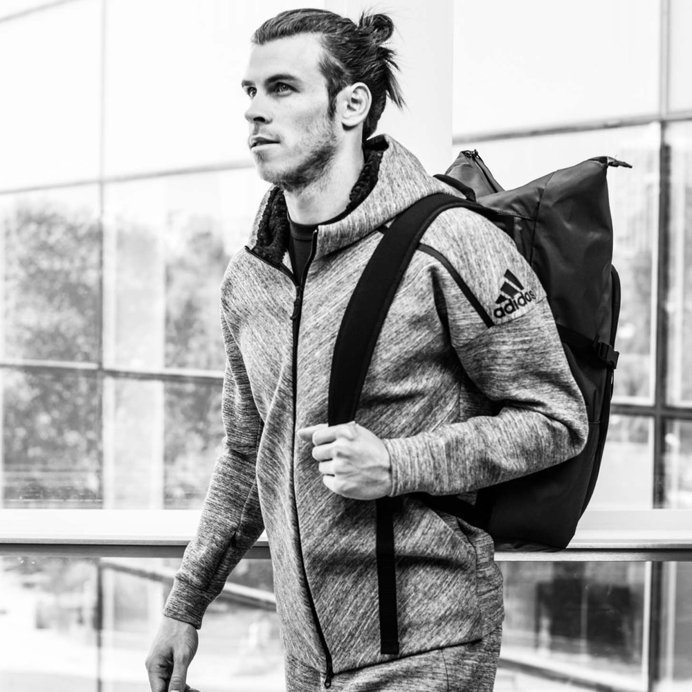 ADIDAS ZNE Road Trip Storm Heather Hoodie Unisex M